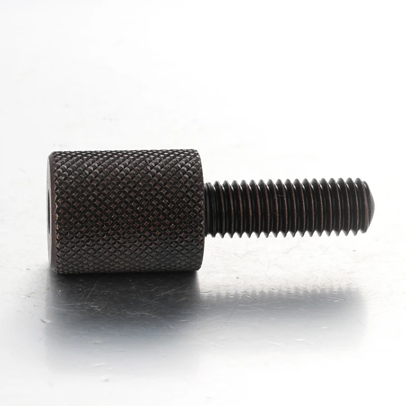 Good Material Adjusting Stopper Screws With Knurled Knob Fine Thread Or Coarse Thread Bolt With Nut