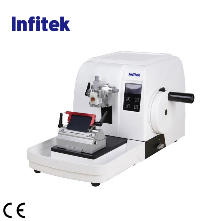 Infitek CE certified Laboratory Intelligence sensing Semi-automated Rotary Microtome RMT-SA390, automated microtome machine