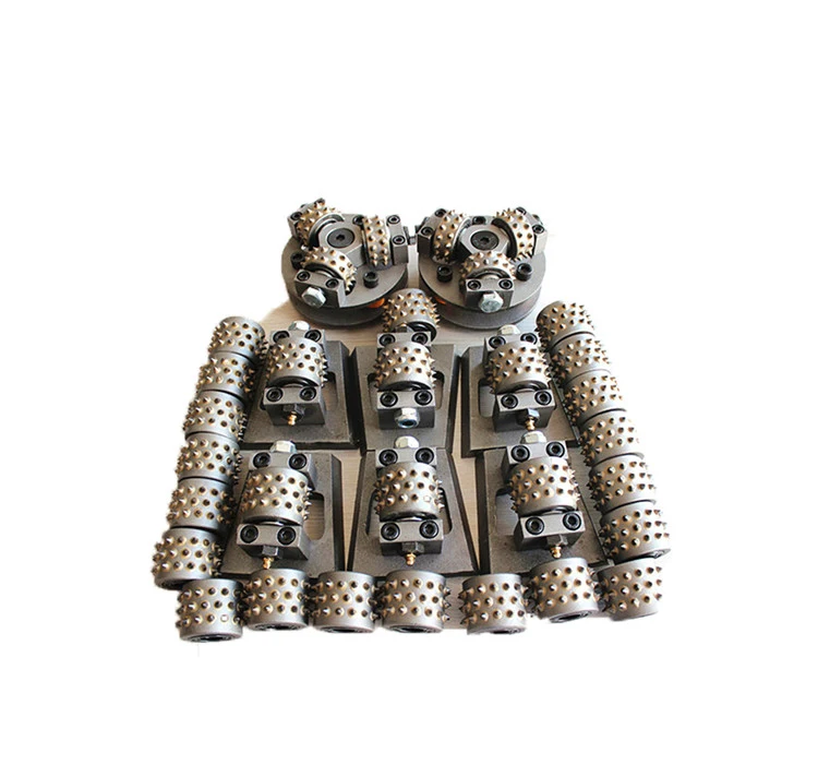 SMT Double Layers Bush Hammer Tools Carbide Rollers For Automatic or Manual Grinding Polishing Machine