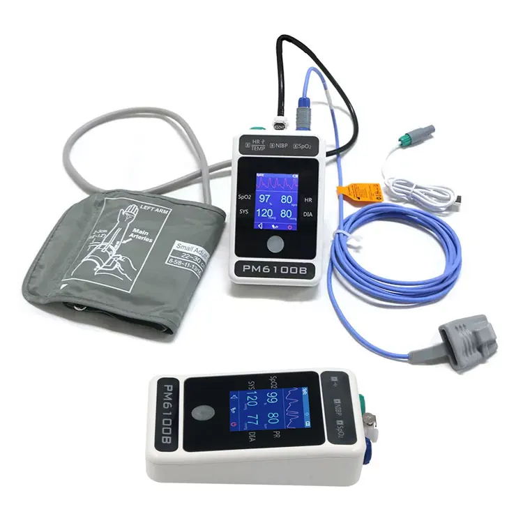 Berry New Vital Signs ECG NIPB SPO2 RESP TEMP NIBP SpO2  Patient Monitor