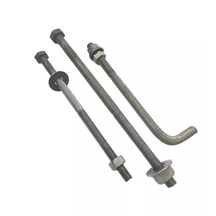 Stainless Steel L J Bolt Concrete Chemical Anchor Bolt Carbon Stainless Steel Anchor Bolts