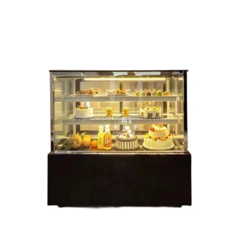 Professional modern commercial equipment pastry refrigerated table top bakery showcase cake display cabinet