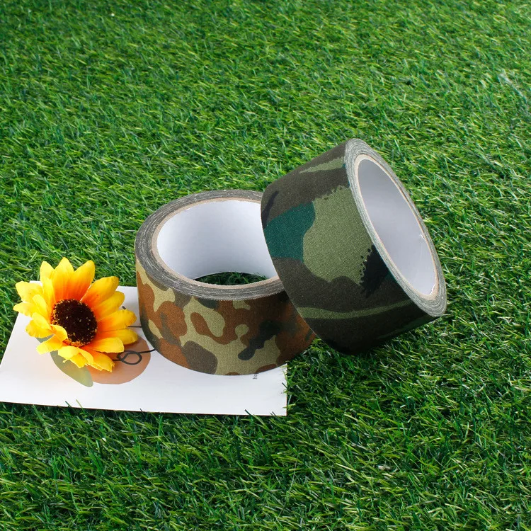 
Hot sale Decorative Outdoor Non-Woven Fabric Hunting Camouflage Camo Duct Tape 