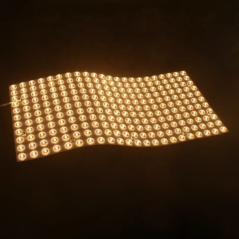 Световой светодиодный модуль высокой плотности с объективом 1 6*0 8 фута DC24V 28W 242LED лист подходит для короткого расстояния установки без темных зон