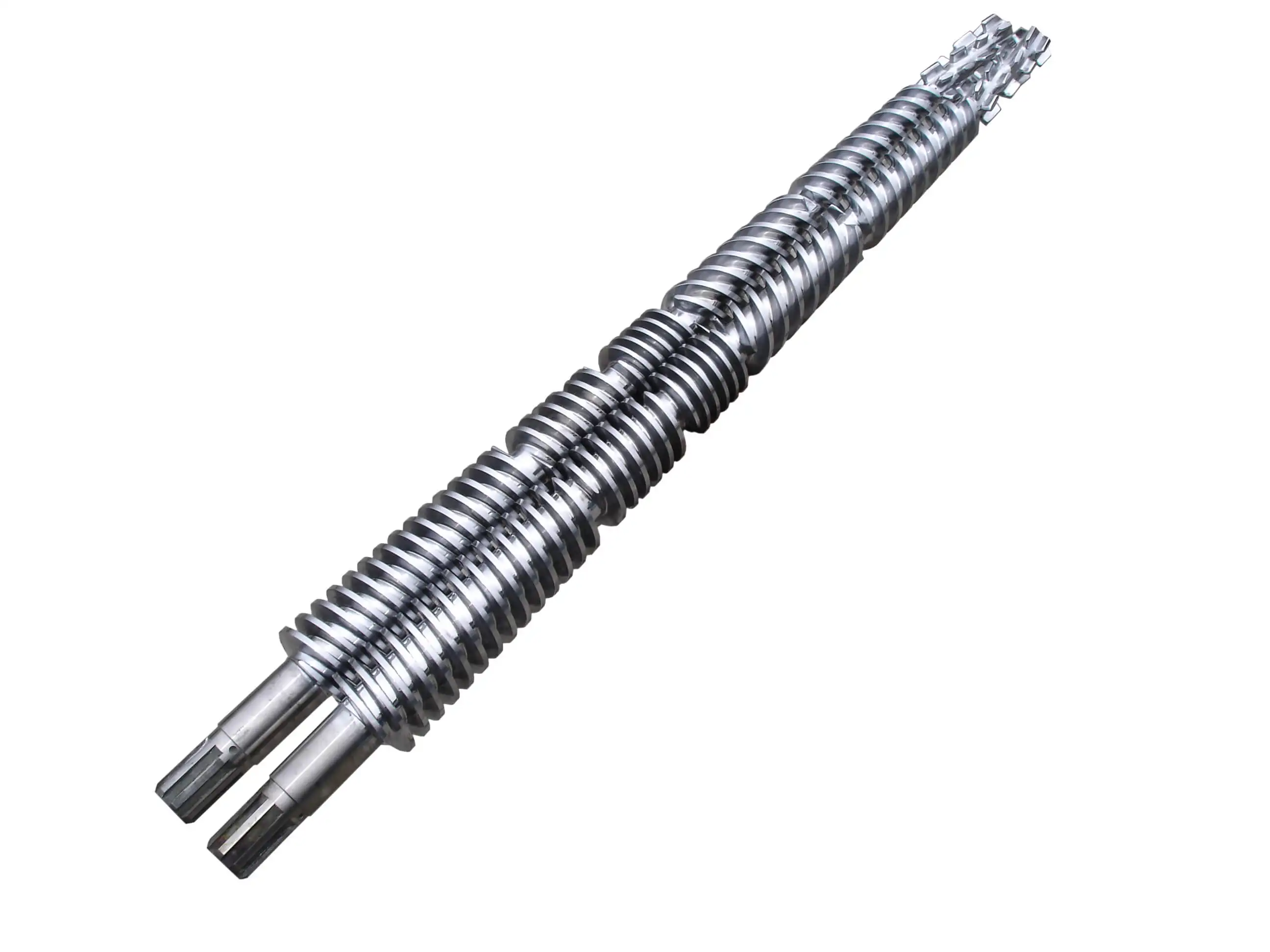 weber 45mm conical double screw and cylinder /screw barrel for PVC pipe profile extruder