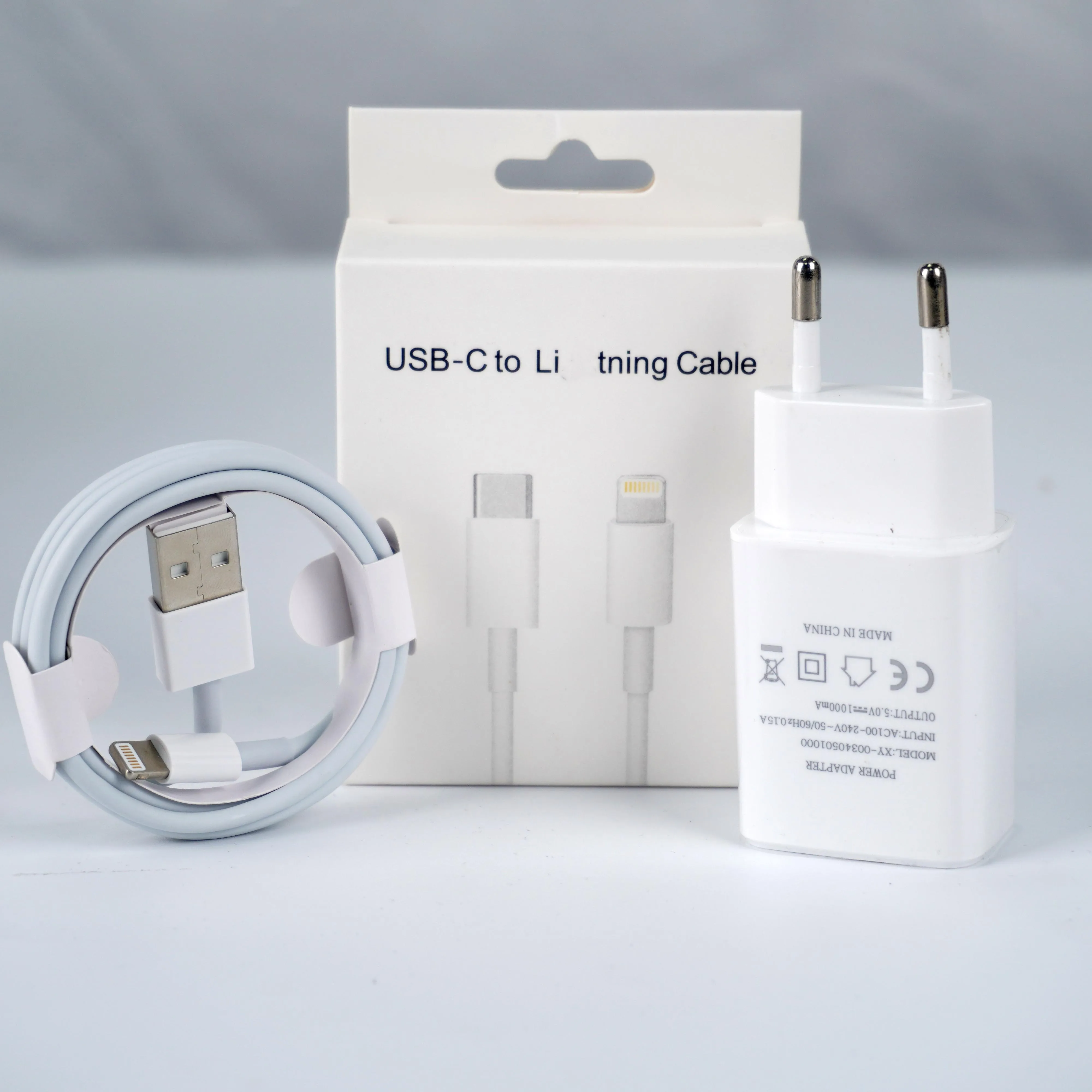  Оптовая продажа usb настенное зарядное устройство USB для освещения кабель 2.4A Быстрая зарядка iPhone 12 1 м
