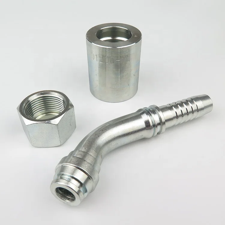 20441 Standard Production 45 Elbow High Pressure Hydraulic Assembly Fitting Rubber Hose Plugin