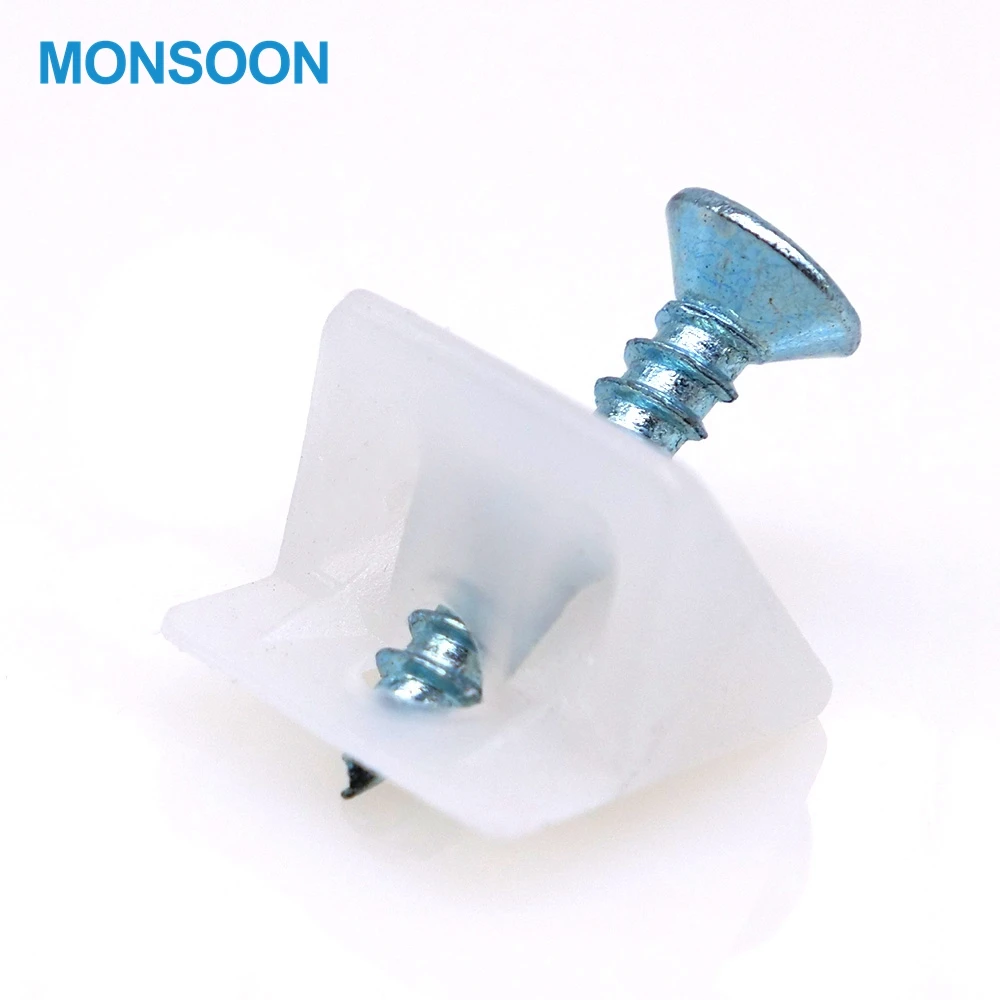 Прямая Заводская цена Пластиковая полка MONSOON для шкафа мебели фитинги опорные штифты