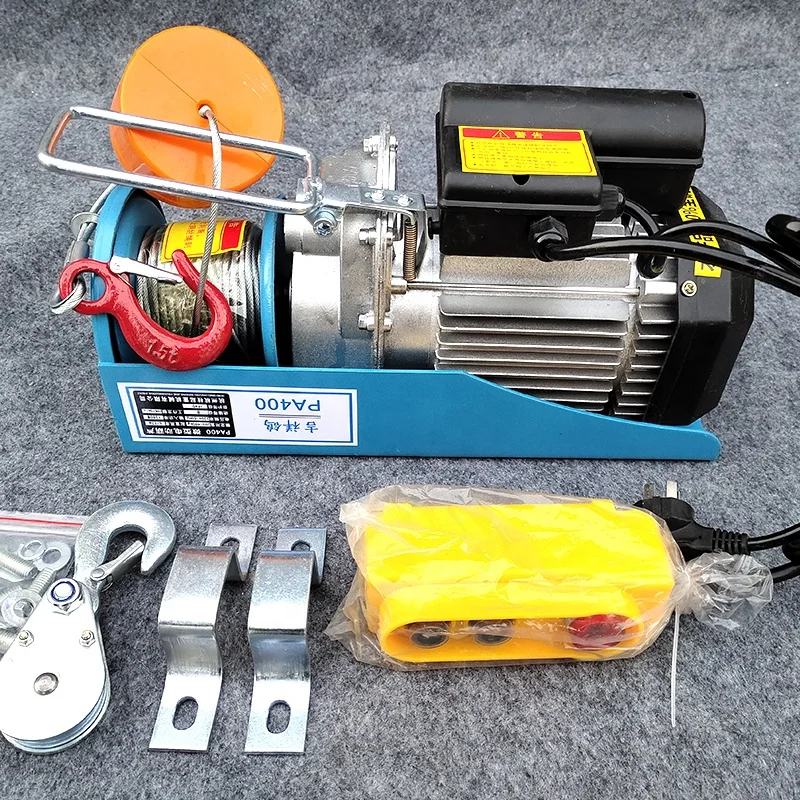 Мини 1000 кг 800 600 400 300 200 электрические лебедки для