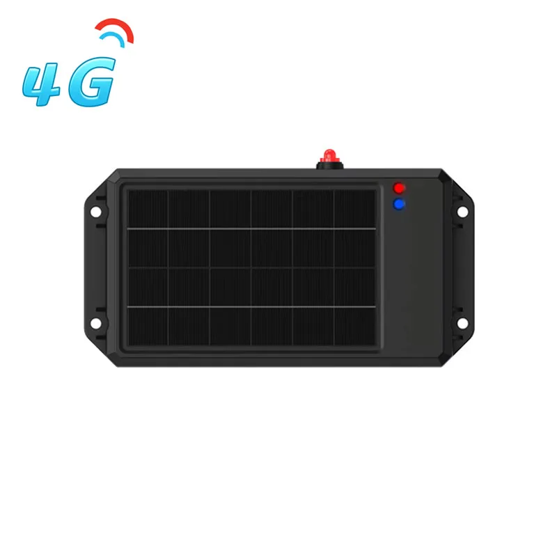solar power waterproof gps tracker long battery free online tracking service GS7