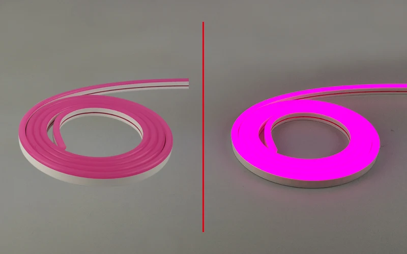 Waterproof Ip67 Smd 2835 Led Neon Flx Tube Light 2 Wires 10*20mm 230v For Christmas Party Wedding Holiday Decor Lighting