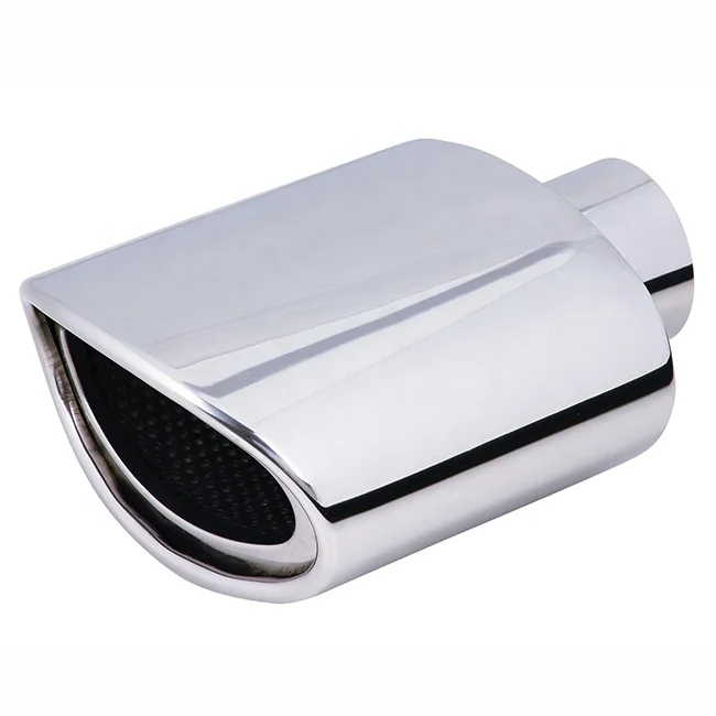 auto rear part universal oval exhaust tip car muffler trim YFX0353