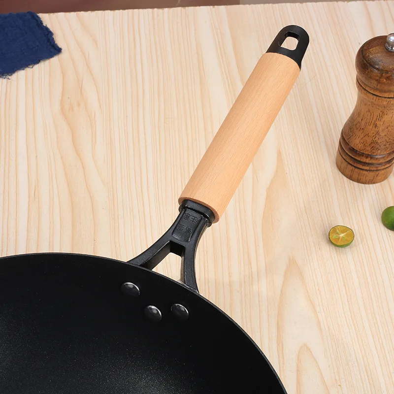 5pcs Cast Iron Pots And Pans Set Dutch Oven Cast Iron Skillets and Square Grill Pan Frying Pan Non-Stick Cookware Set