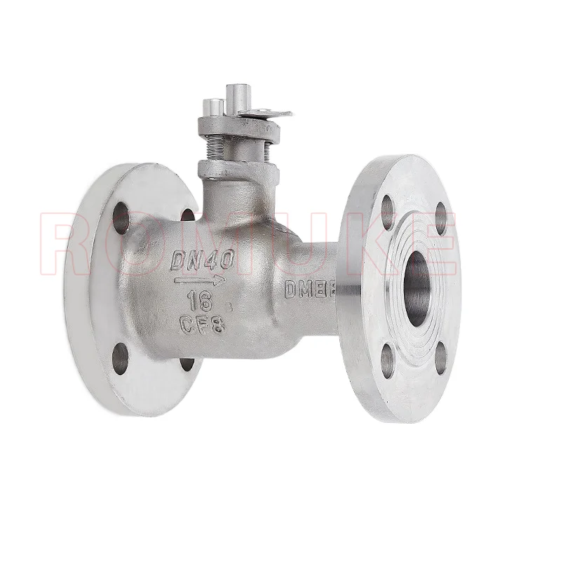 QJ41M  Stainless Steel CF8 CF3 CF8M CF3M  Integral Flange High Temperature Blowdown Steam Boiler Heat Conduction Ball Valve