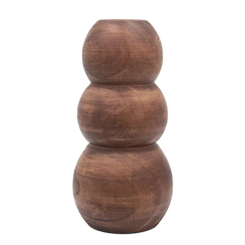 Деревянная ваза для бутылок Paulownia, деревянная ваза для цветов ручной работы для домашнего декора (1600618028620)