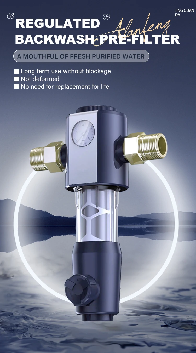 Residential Reverse Osmosis Water Filter System Whole House Water Purifier with 5+ Years Prefilter Gray Water Treatment