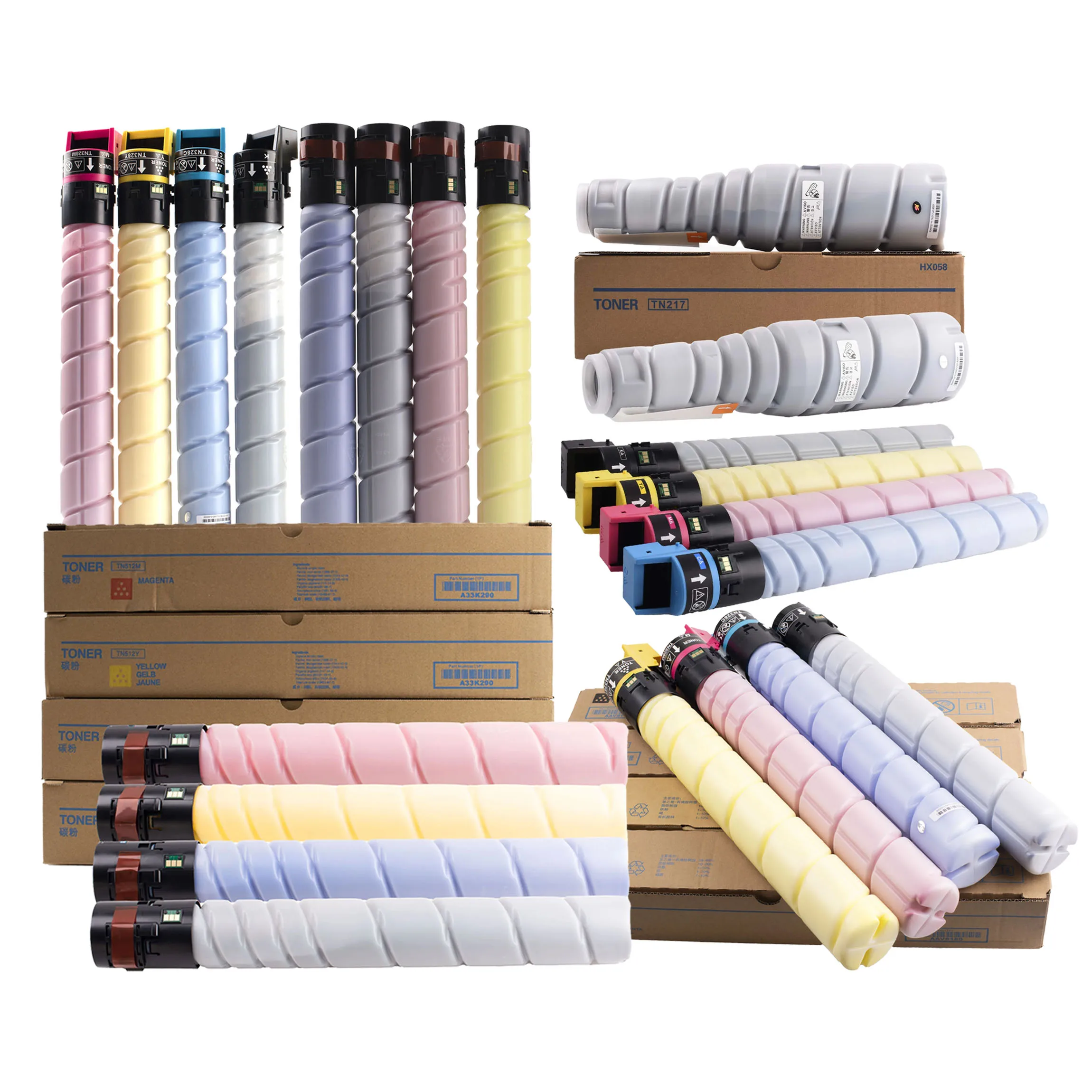 Tn615 Cykm Compatible Laser Toner Cartridge For Konica Minolta Bizhub Press C8000 Use With Japan Powdered Toner