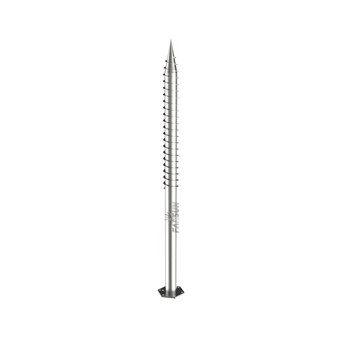 FarSun Hot Dip Galvanized Steel Solar Anchor Pile Earth Pole Spiral Screw