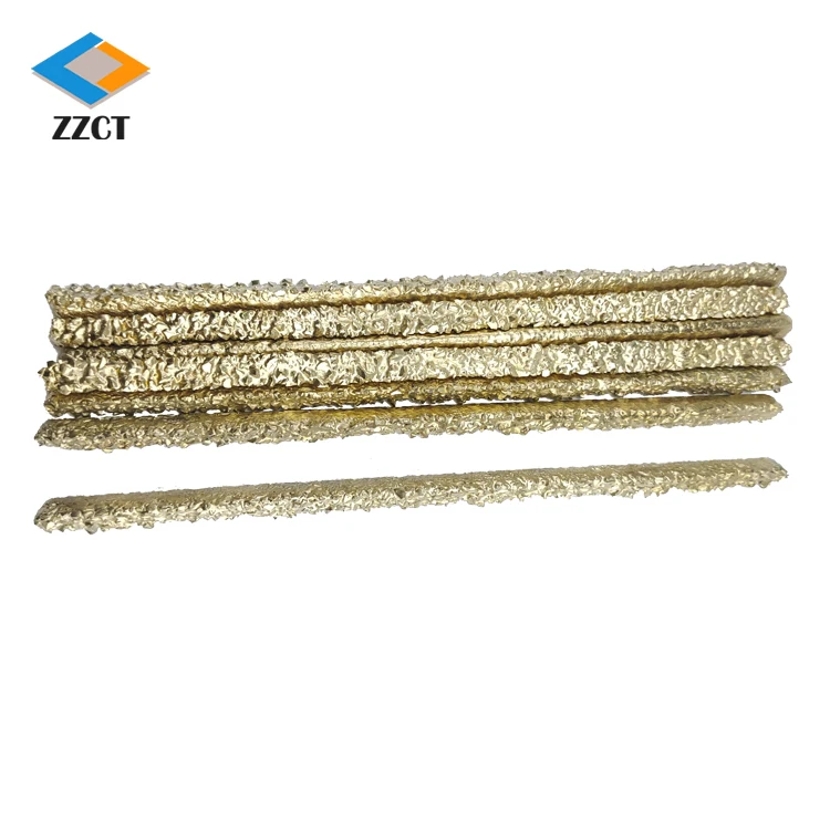 Composite Brazing Rods With Tungsten Carbide Grit In A Nickel/bronze Alloy Matrix