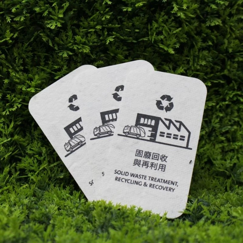 Eco-Friendly Plantable Seedpaper  Business Paper Thankyou  Sustainable Greeting Cards