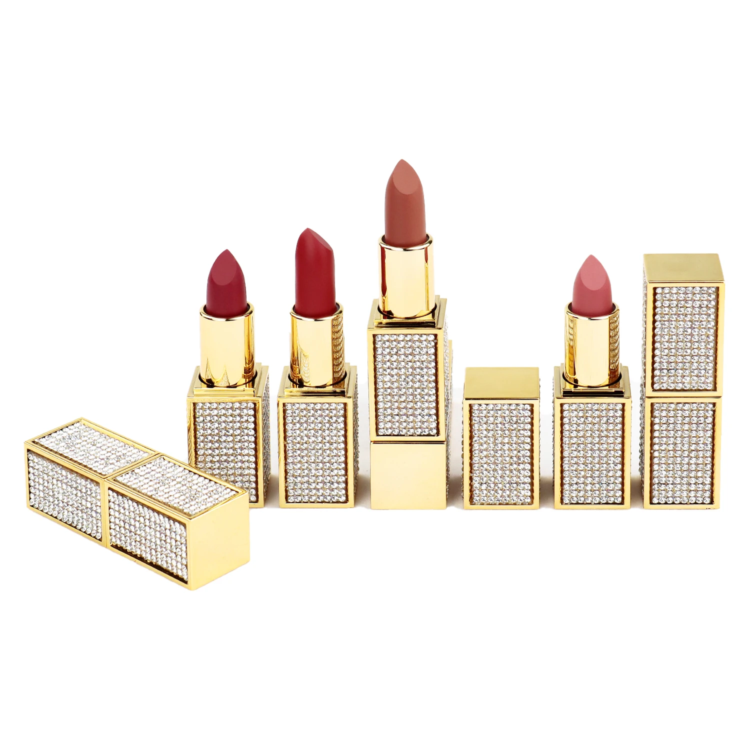 Hot selling Lip Cosmetics OEM ODM Lip gloss Private Label 14 colors Long Lasting Lip Velvet Matte Lipstick