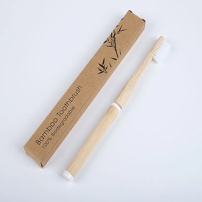 Eco-friendly Nano Bamboo Toothbrush for Adult Super Soft Biodegradable Nano Teeth Brush