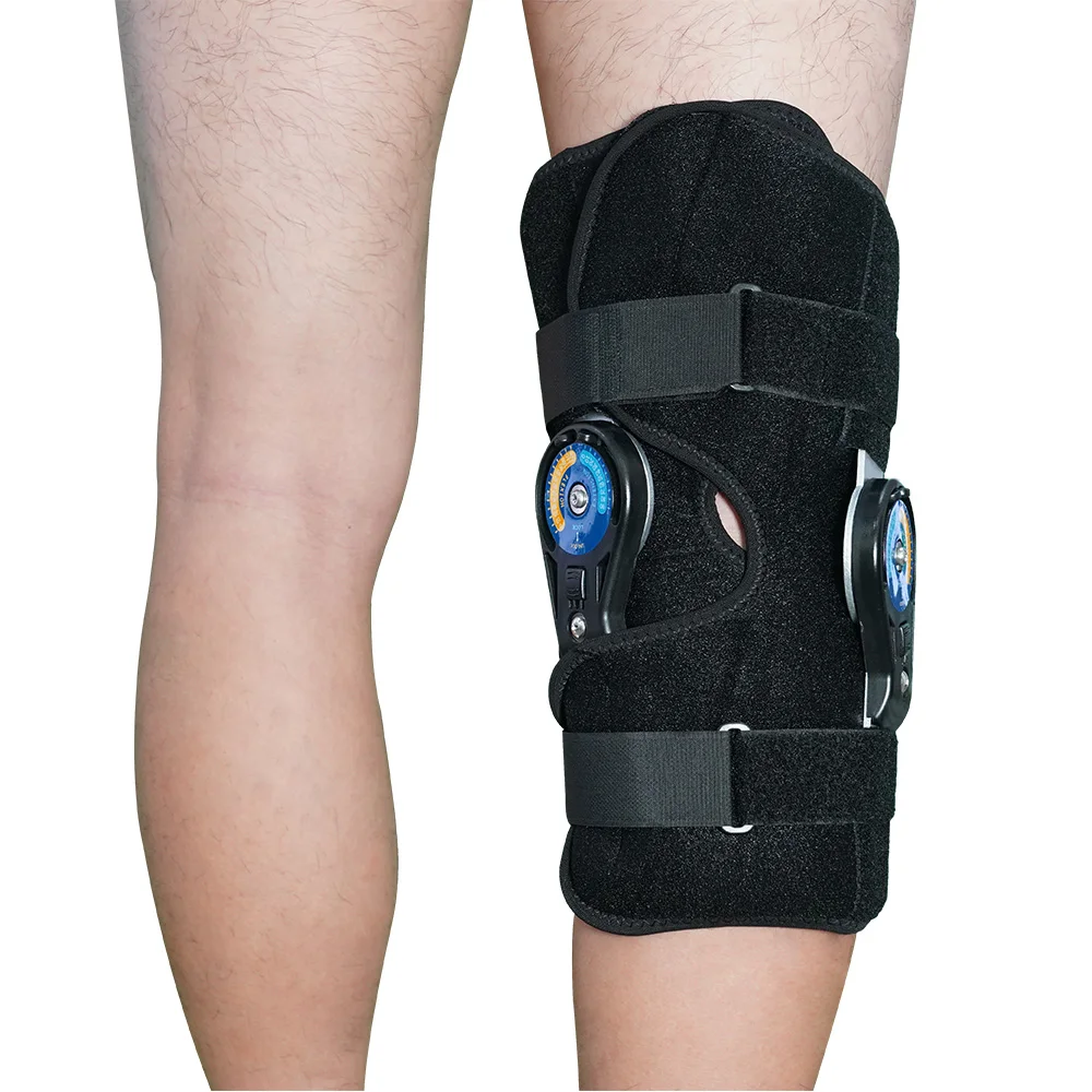 Medical Angle Adjustable Hinged Knee Support Brace for wholesale Angle Adjustable Knee Brace