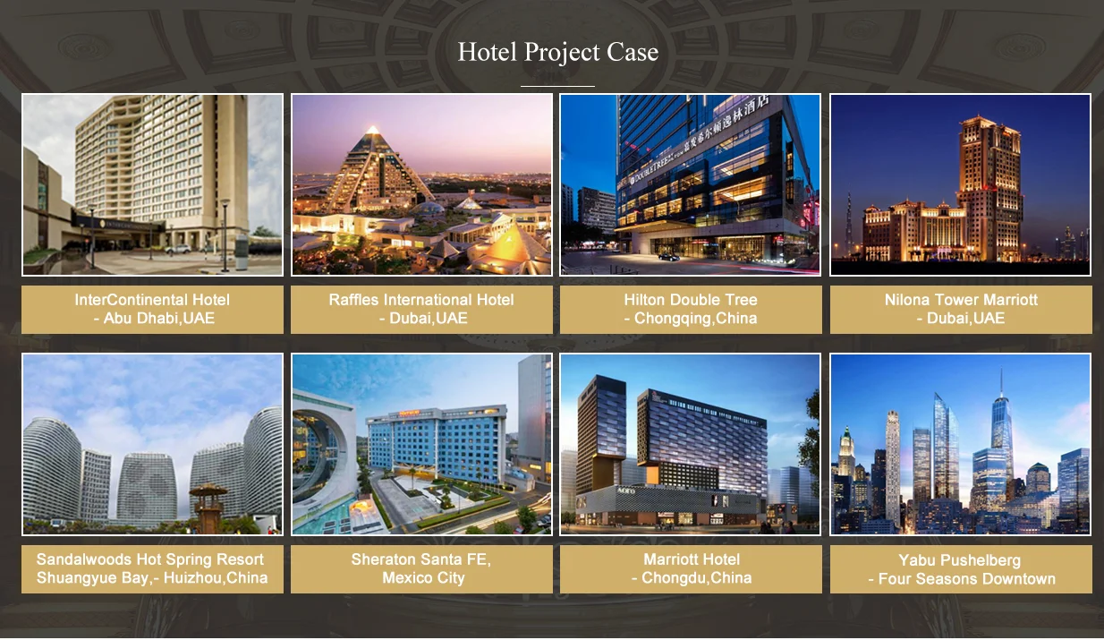 Professional Custom 5 Star Luxury Hotel Furniture Bedrooms Sets Manufacturers