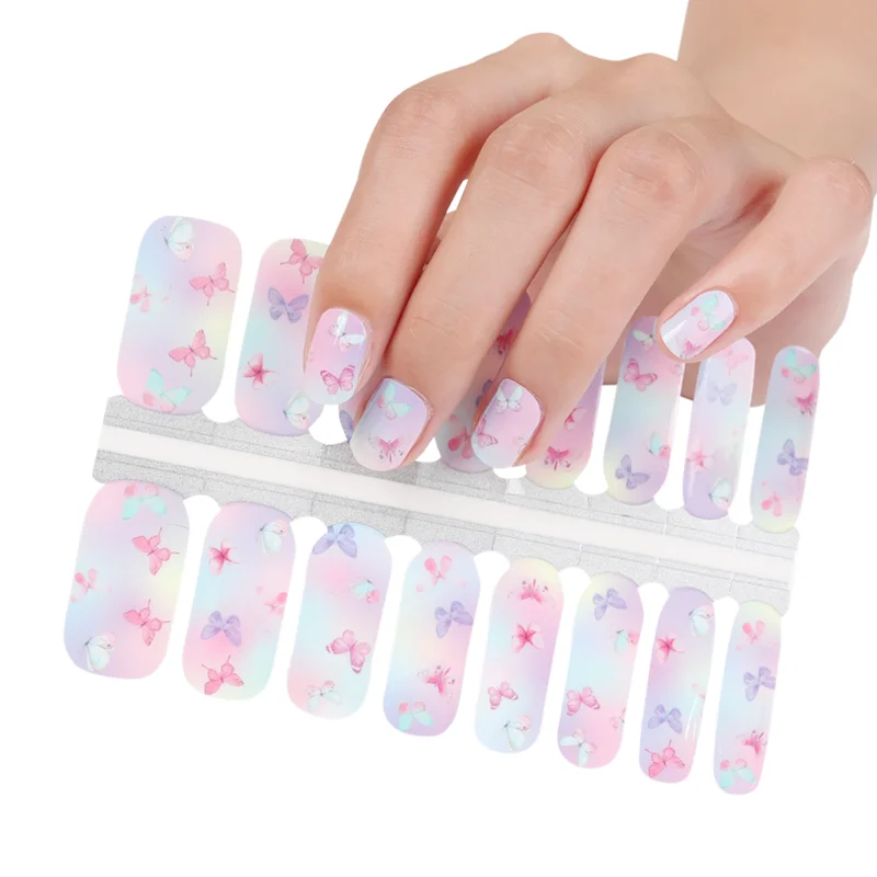 Huizi High Quality Custom Sexy Lady Nail Stickers Wholesale for 2024 Nail Art Supplies