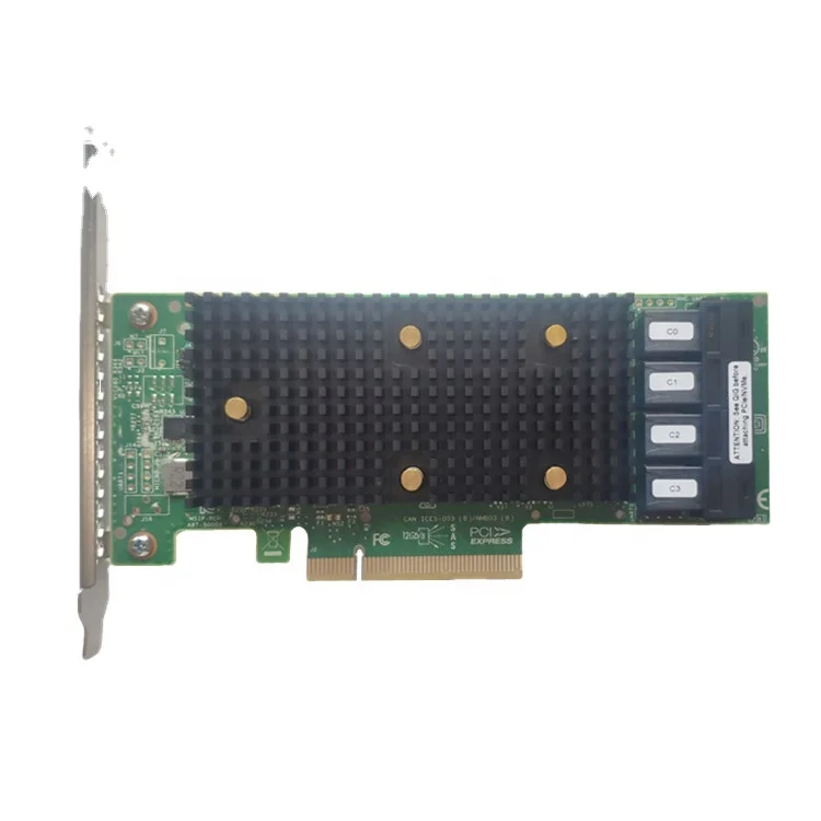 Logic card 16 Ports 12Gb/s SAS/SATA/NVMe Tri-Mode PCle3.1 x8 05-50008-00 LSI 9400-16i  HBA card
