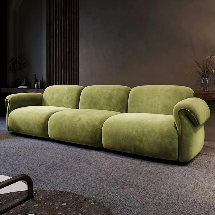 Минималистичный мастер итальянский светлый роскошный тканевый диван простой современный гостиной сетчатый Красный Новый скандинавский диван