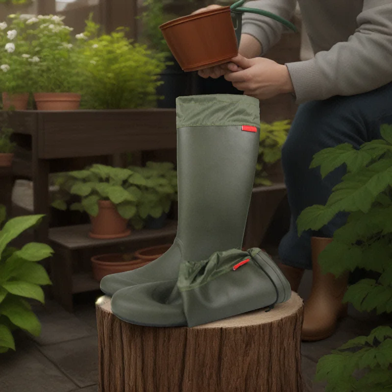 Силиконовые водонепроницаемые резиновые сапоги