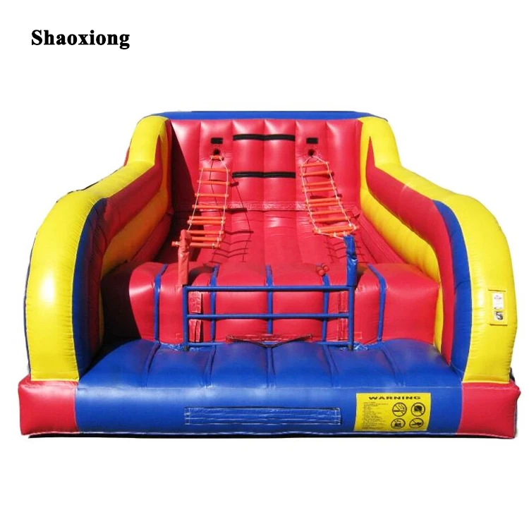 Hot sale inflatable climbing rope ladder, Adults rope ladder climbing inflatables games, Inflatable climbing jacob ladder
