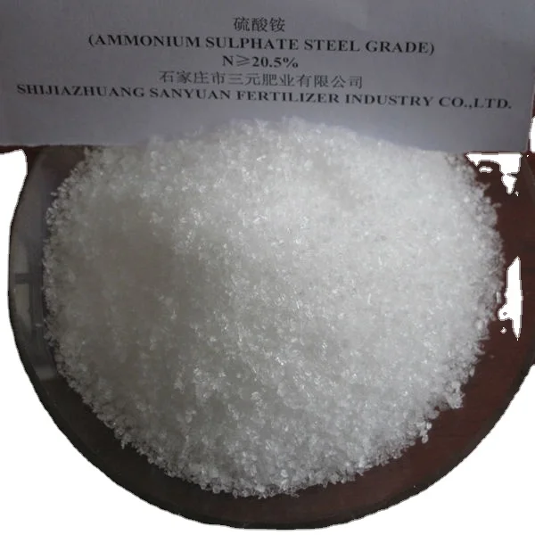 nitrogen fertilizer  Best Selling nitrogen fertilizer ammonium sulphate crystal powder