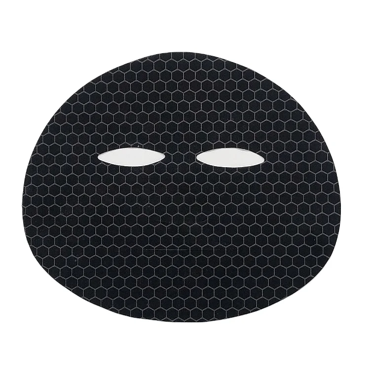 Factory OEM Black Bio Cellulose Graphene Face mask dry face mask sheet