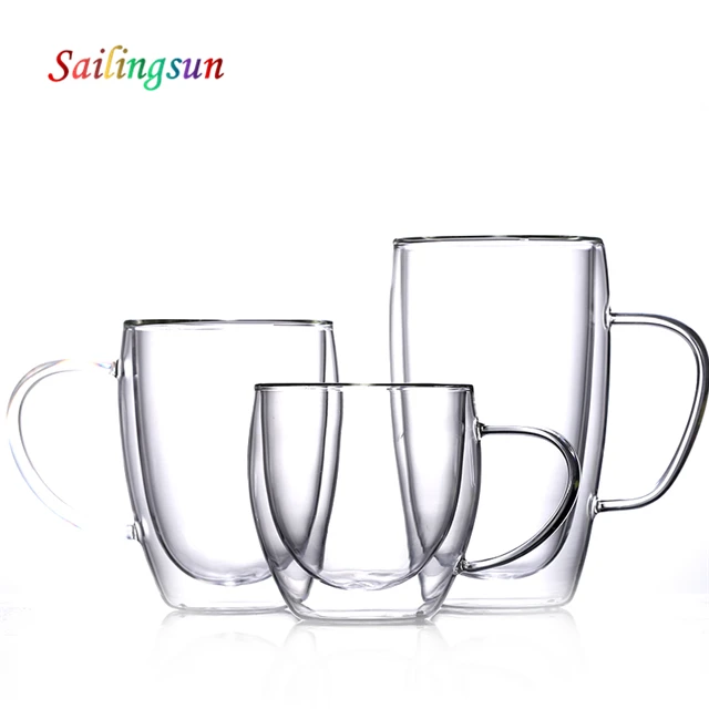 classical easy life thermo borosilicate glass frozen juice coffee mug