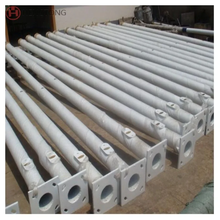 Уличный фонарь на солнечной батарее с одним рычагом 4 м 6 8 10 12 цена