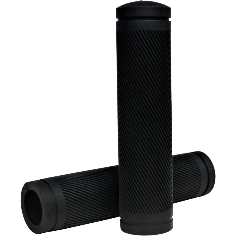 Convenient Double Lock-On Aluminum Rubber Bike Handlebar Cover for Kids for Road Cycling and Mountain Biking