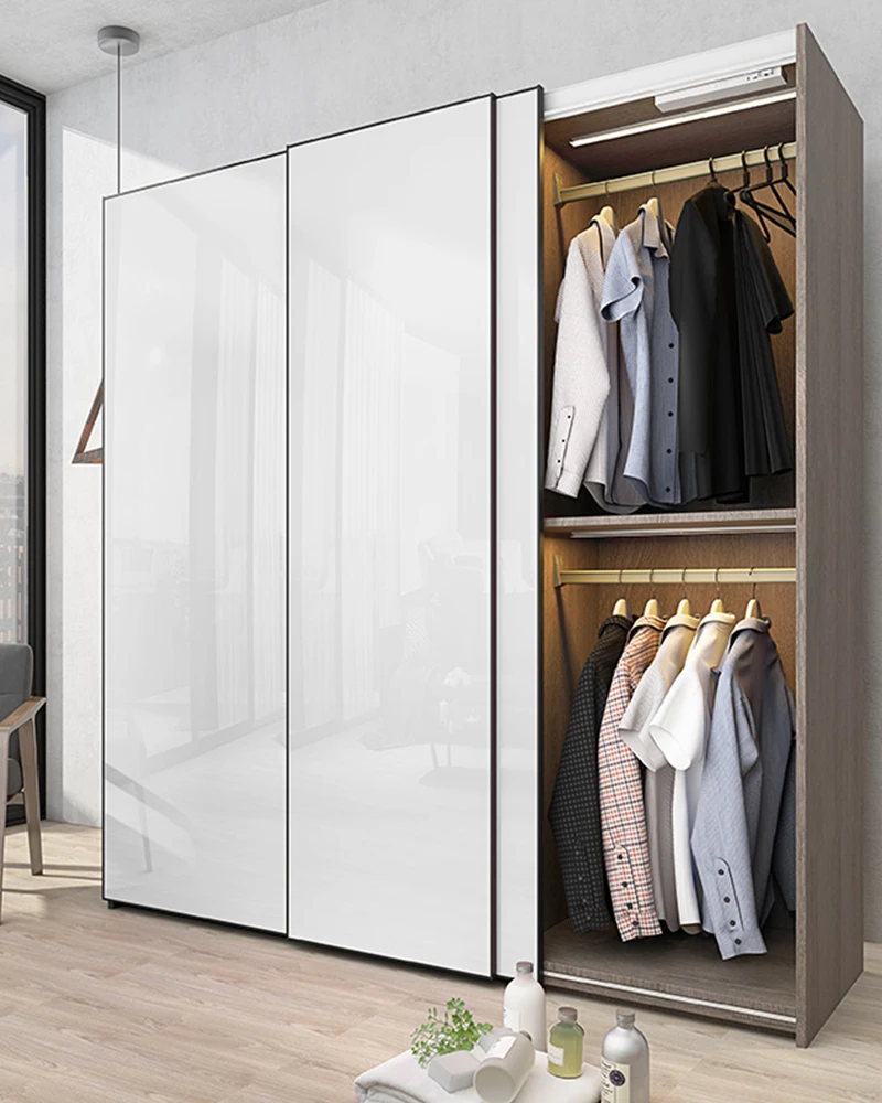 Aluminum profiles sliding glass 2 doors 3 doors multi doors for bedroom wardrobe