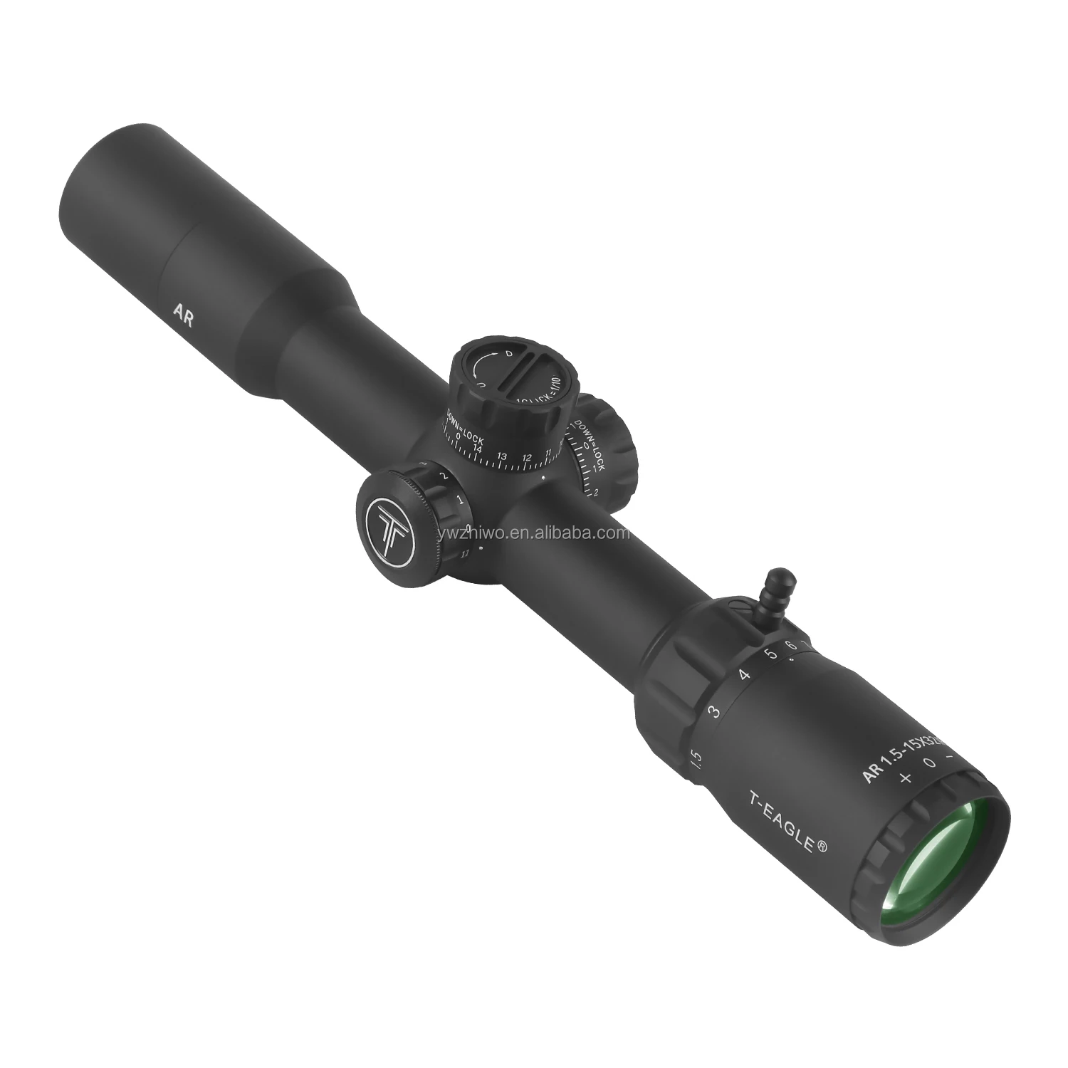 T-EAGLE AR1.5-15X32IR Tactical Laser Hunting Scope Optics Sight Outdoor Sports Hunting Equipment & Scope  Fires Quickly
