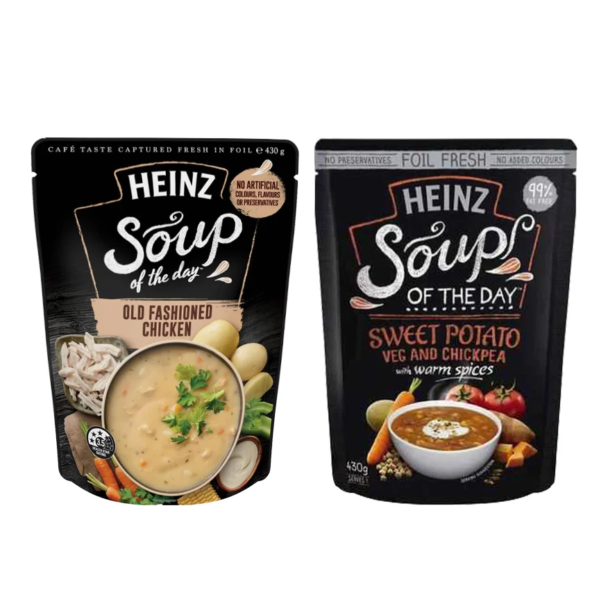 Wholesale Custom Printing Microwavable High Barrier Autoclavable Prepared Food Packaging Retort Pouch For Soup Sauce Spices