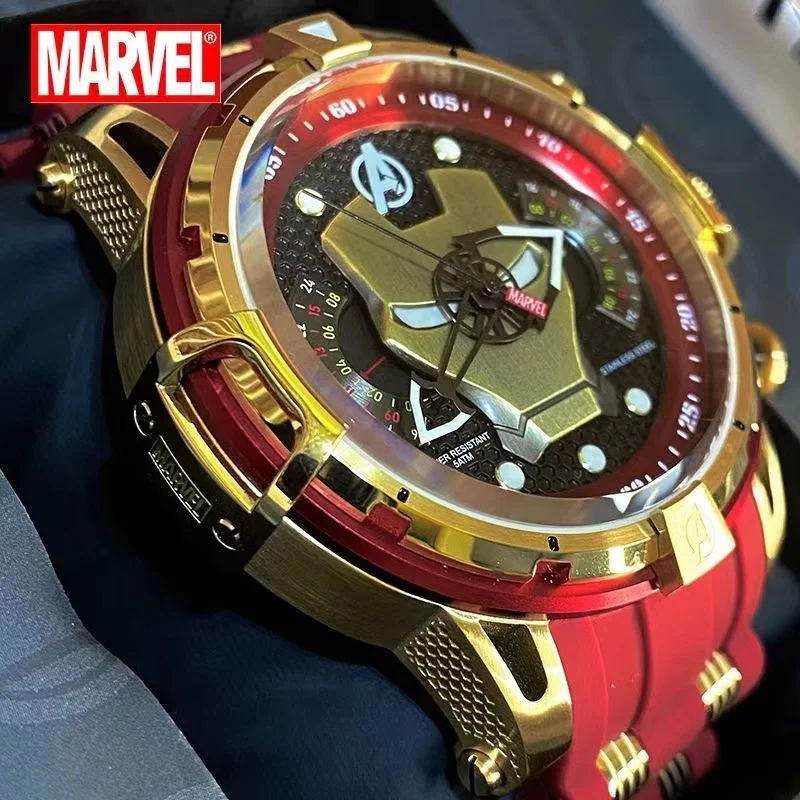 2023 men luxury watch avengers superman captain America adult large marvel watch for men Relojes masculinos