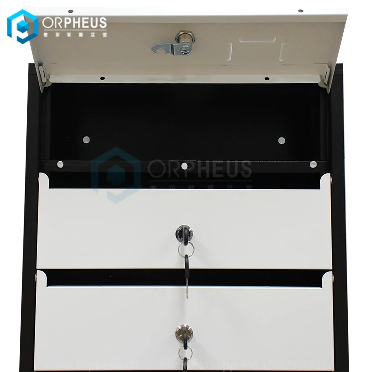 High quality steel mailbox synthetic powder paint Postal box apartments with 5 mail storage units