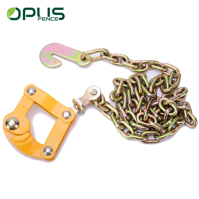 Electric fencing steel high standard fence wire grab chain strainer