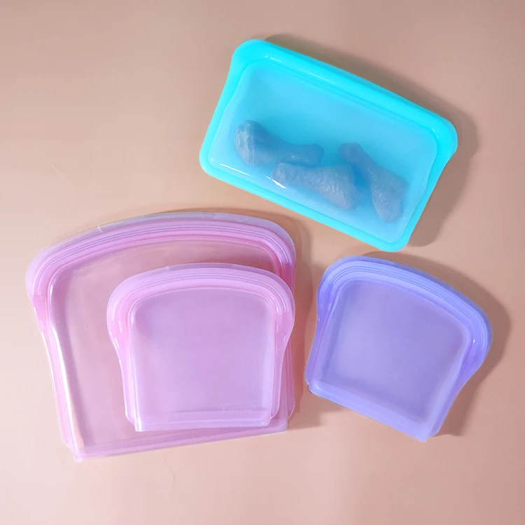 800 мл, 400 мл, 200 мл, силиконовые пакеты для хранения грудного молока, пакеты для хранения продуктов, многоразовые герметичные пакеты для сэндвичей