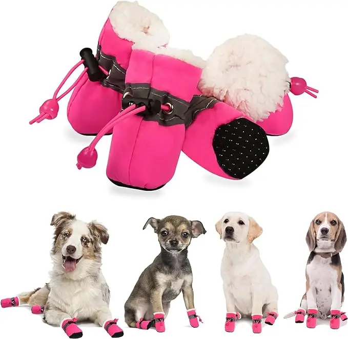 Wholesale Soft Sole Rain Boots Breathable Pet Booties Waterproof Dog Shoes
