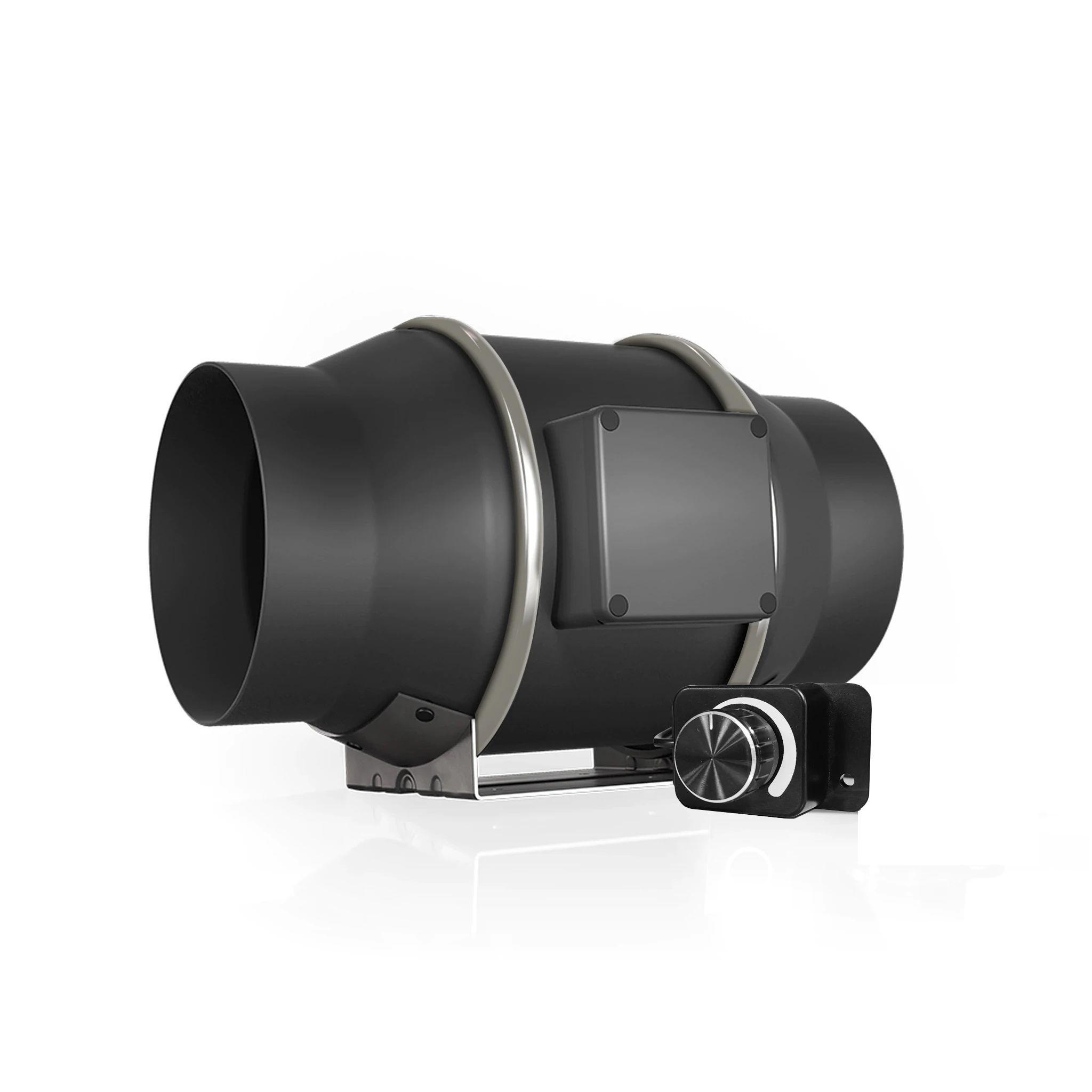 HongYi 4' 6' 8' Silent Inline Duct Plastic Fan for Plant Grow air Filter Factory Supply Quiet