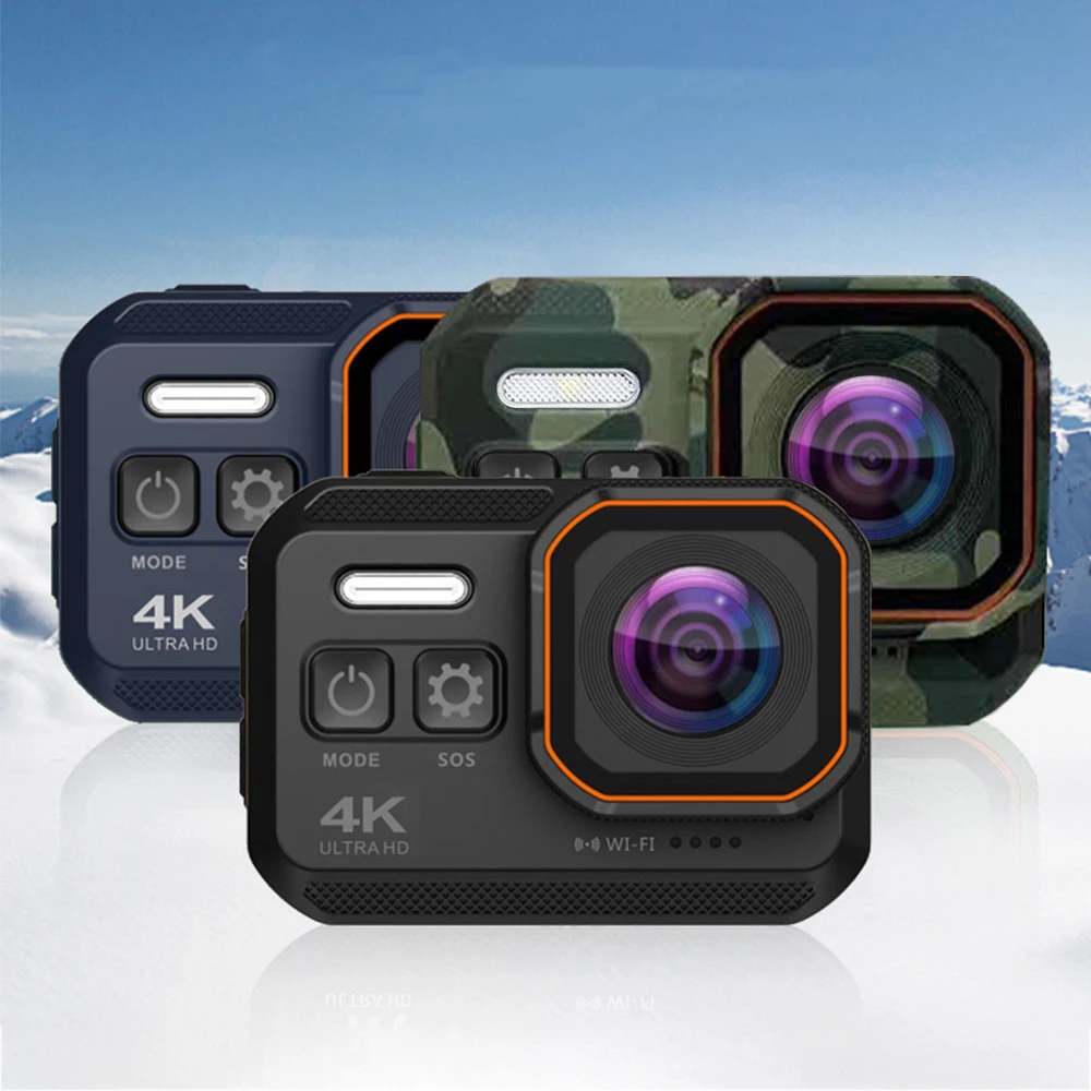 Factory offer Action Camera 4K HD With Remote Control Screen Waterproof Sport Camera drive recorder 4K Sports Camera