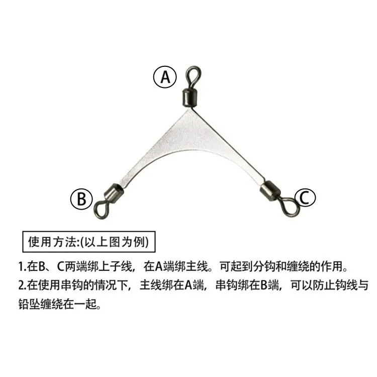 WSD-3 Eight-Shaped Ring American Pole Swivel Splitter Pin Fishing Gear Connector Snaps & Swivels Custom Manufacturer