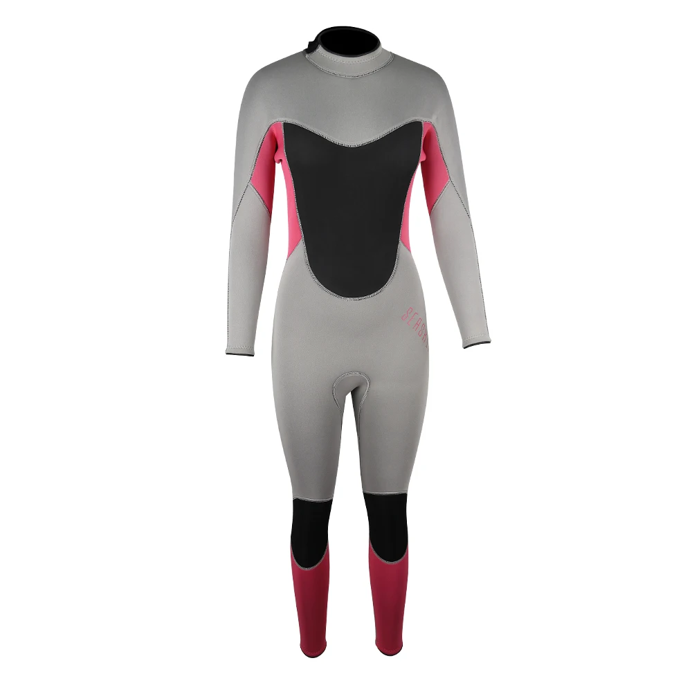 Seaskin Womens 4/3mm Warm Wetsuits for Snorkeling